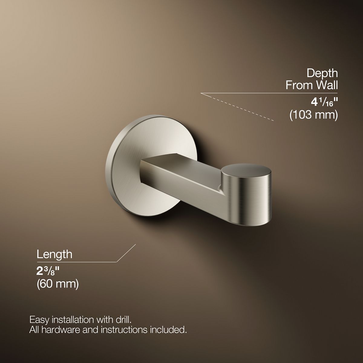 KOHLER Components Robe hook