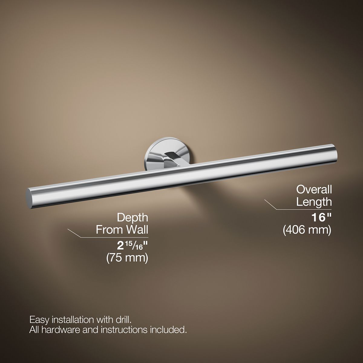 KOHLER Components Double towel arm