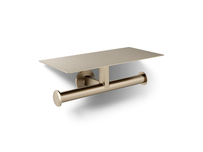 KOHLER Components Covered double toilet paper holder