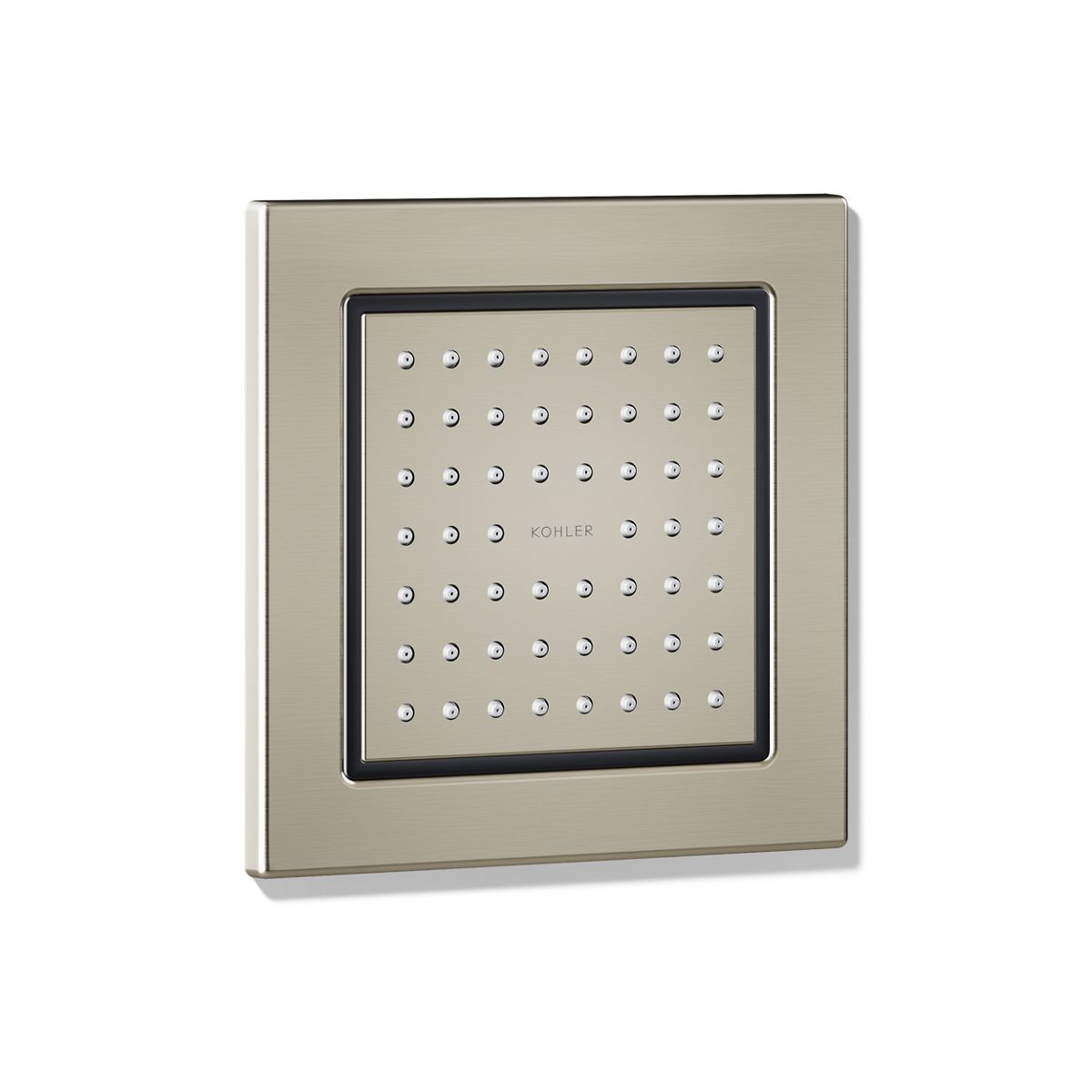 KOHLER WaterTile Square 54-nozzle single-function body spray, 2.5 gpm