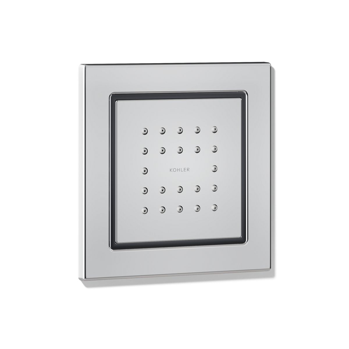 KOHLER WaterTile Square 22-nozzle single-function body spray, 2.5 gpm