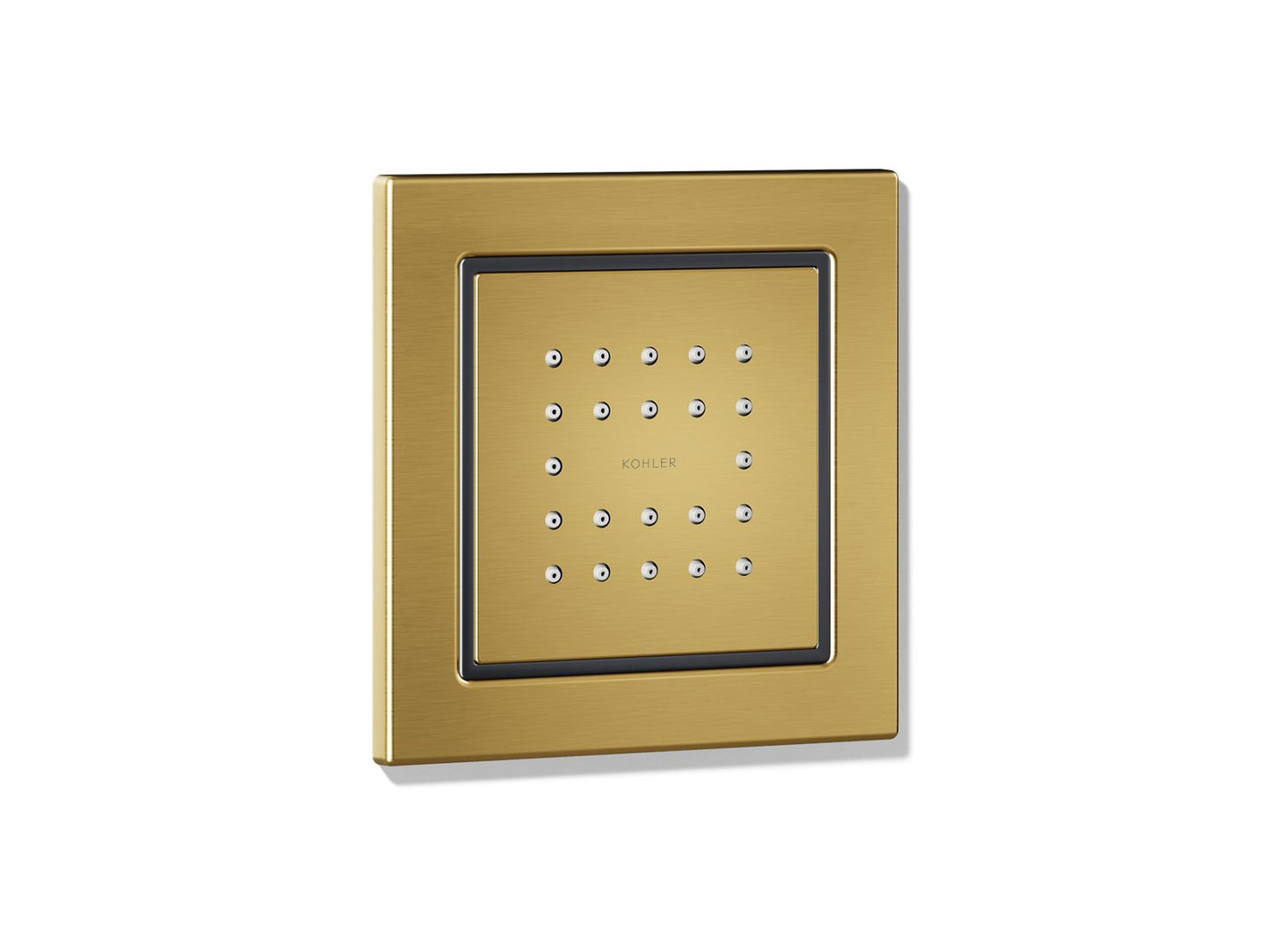 KOHLER WaterTile Square 22-nozzle single-function body spray, 2.5 gpm