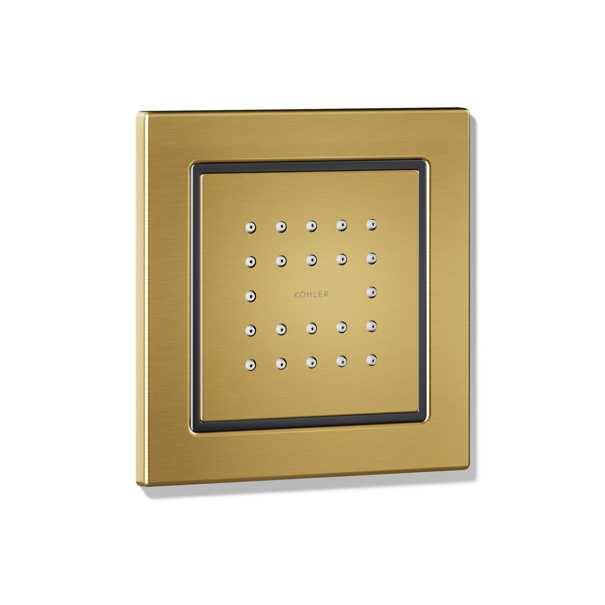 KOHLER WaterTile Square 22-nozzle single-function body spray, 2.5 gpm