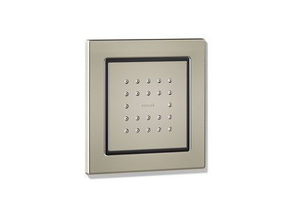 KOHLER WaterTile Square 22-nozzle single-function body spray, 2.5 gpm