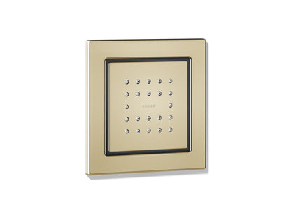 KOHLER WaterTile Square 22-nozzle single-function body spray, 2.5 gpm