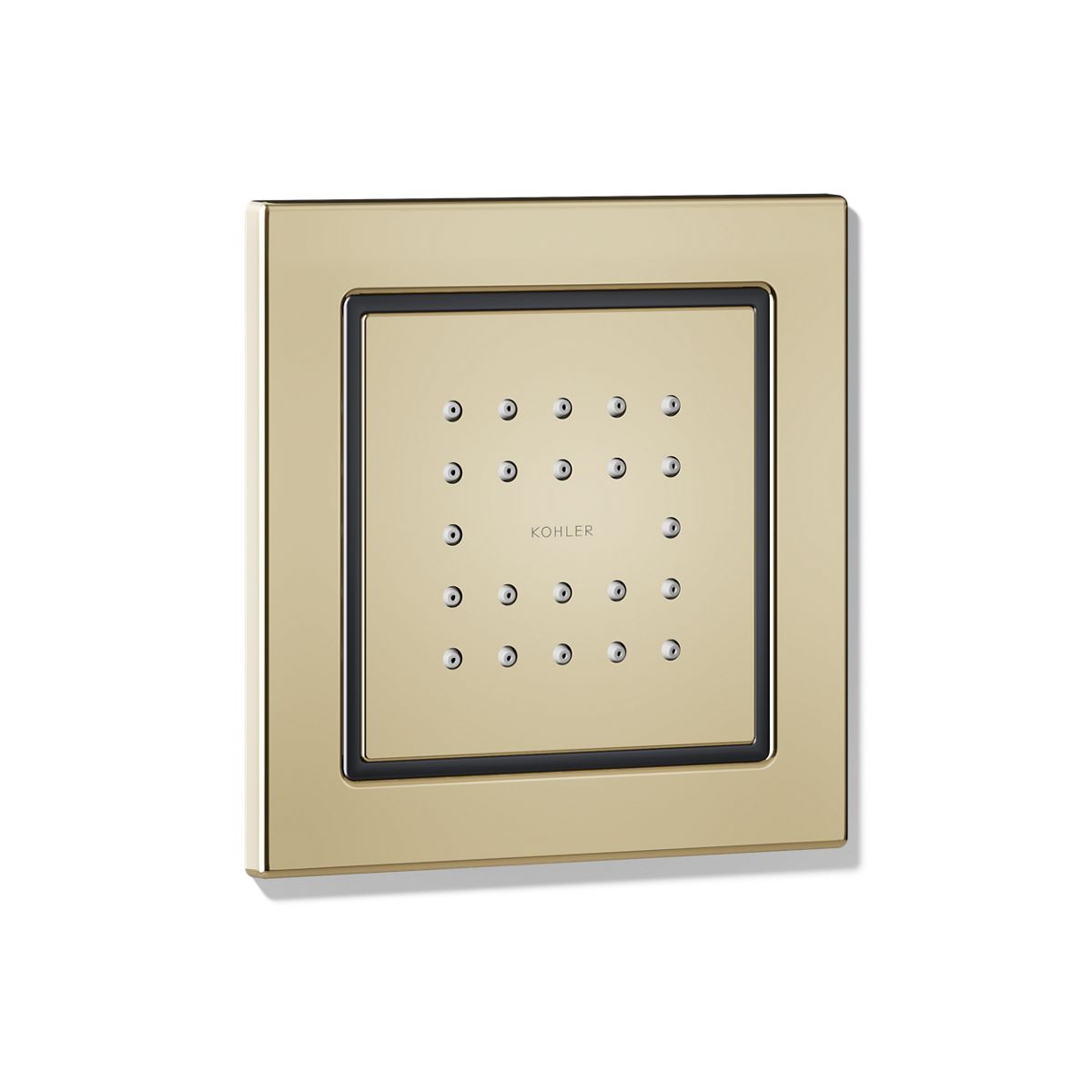 KOHLER WaterTile Square 22-nozzle single-function body spray, 2.5 gpm