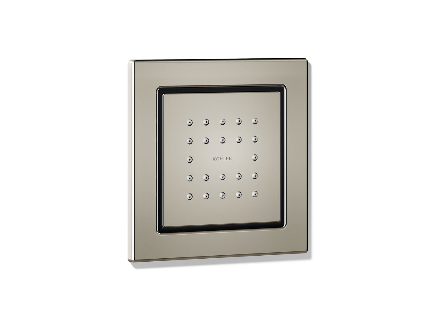 KOHLER WaterTile Square 22-nozzle single-function body spray, 2.5 gpm