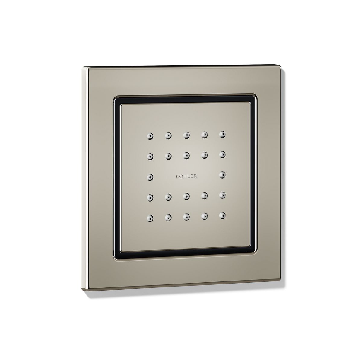 KOHLER WaterTile Square 22-nozzle single-function body spray, 2.5 gpm