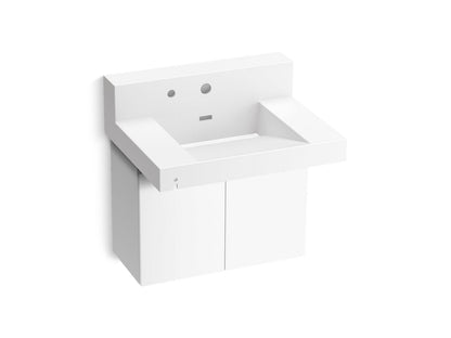 KOHLER K-81024-BPW Constellation 30" wall-mount lavatory system with backsplash