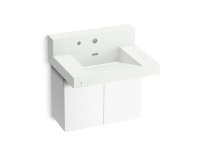 KOHLER K-81024-BPW Constellation 30" wall-mount lavatory system with backsplash