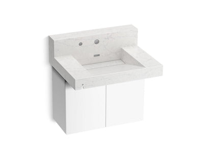KOHLER K-81024-BPW Constellation 30" wall-mount lavatory system with backsplash