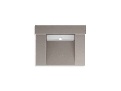 KOHLER K-81024-BSS Constellation 30" wall-mount lavatory system with backsplash