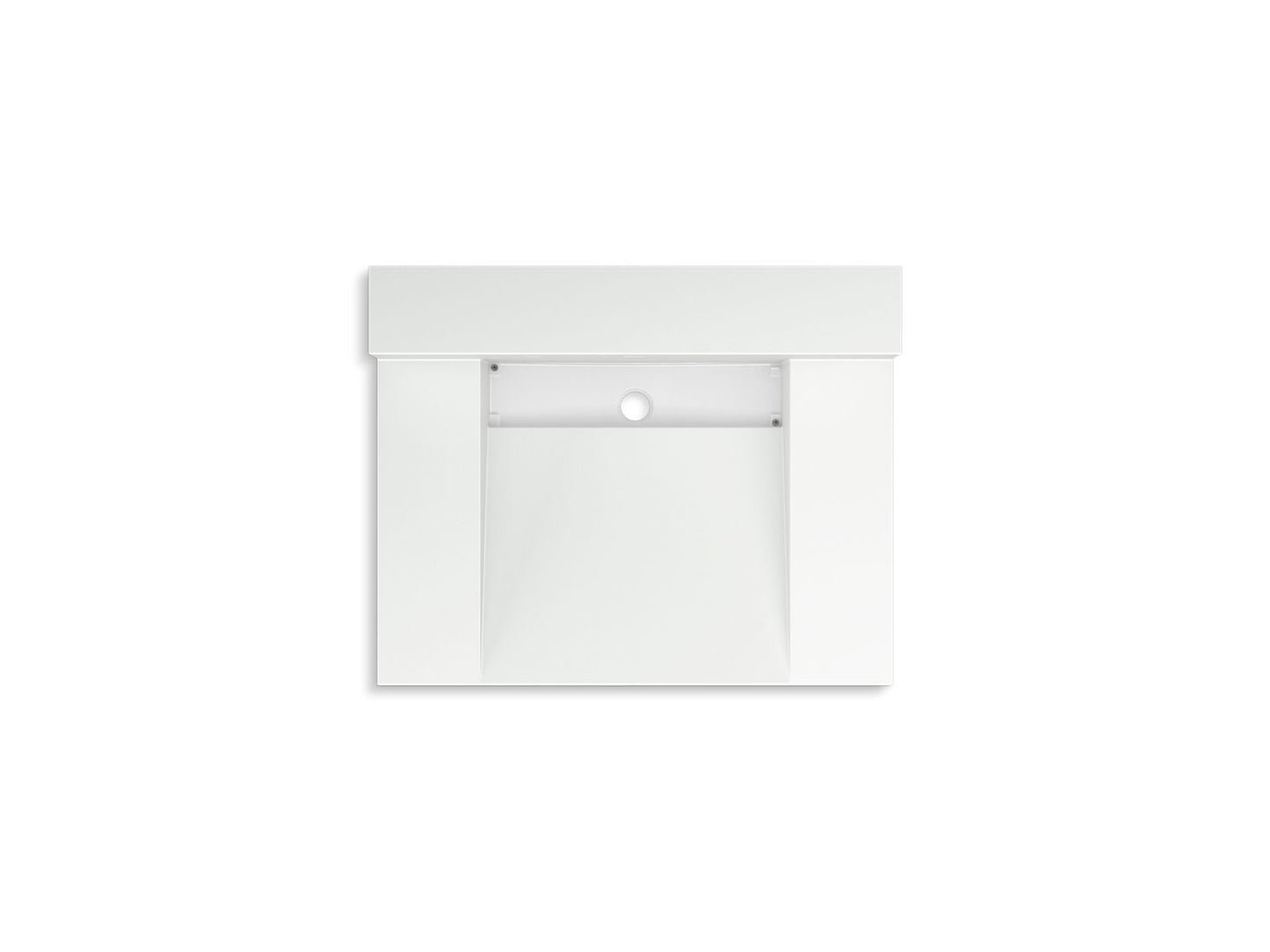 KOHLER K-81024-BSS Constellation 30" wall-mount lavatory system with backsplash