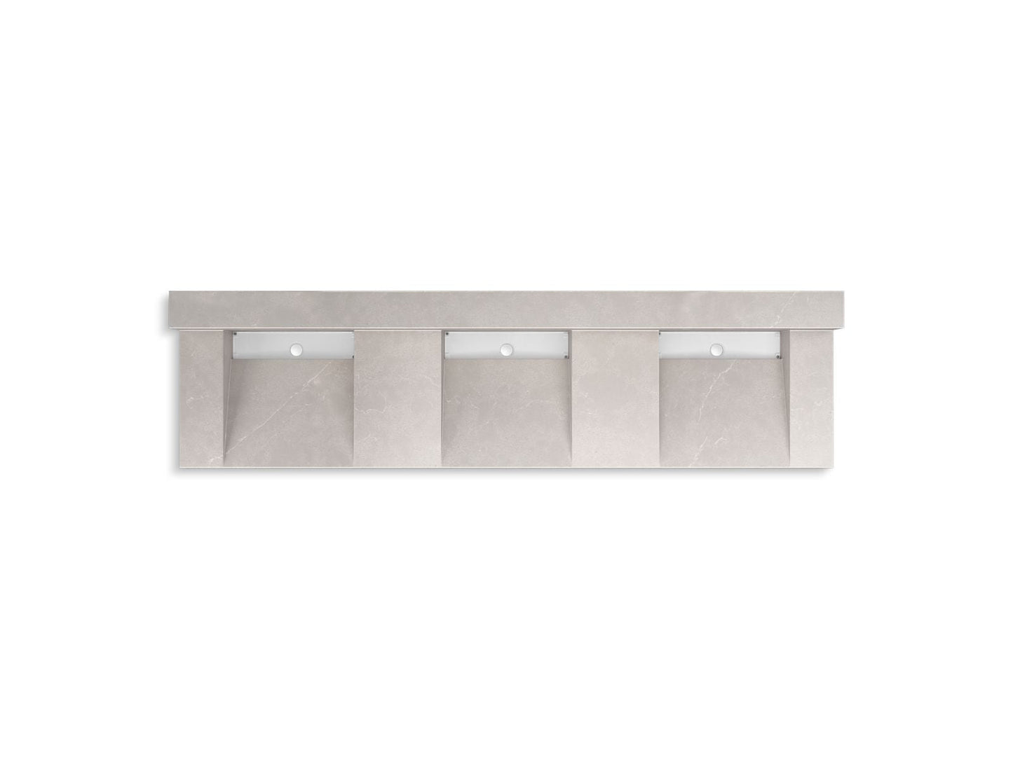 KOHLER K-81026-BPW Constellation 90" wall-mount basin lavatory system with backsplash