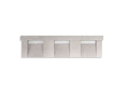 KOHLER K-81026-BPW Constellation 90" wall-mount basin lavatory system with backsplash