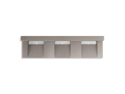 KOHLER K-81026-BSS Constellation 90" wall-mount basin lavatory system with backsplash