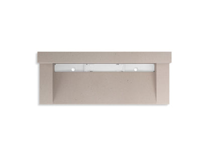 KOHLER K-81027-BSS Constellation 60" wall-mount trough lavatory system with backsplash