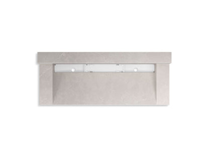 KOHLER K-81027-BSS Constellation 60" wall-mount trough lavatory system with backsplash