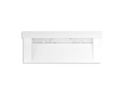 KOHLER K-81027-BSS Constellation 60" wall-mount trough lavatory system with backsplash