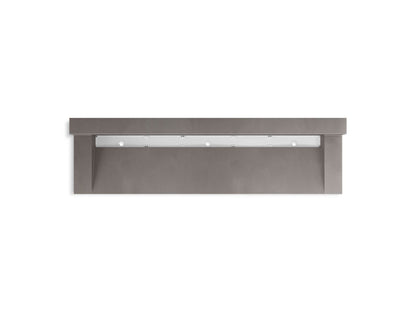 KOHLER K-81028-BSS Constellation 90" wall-mount trough lavatory system with backsplash