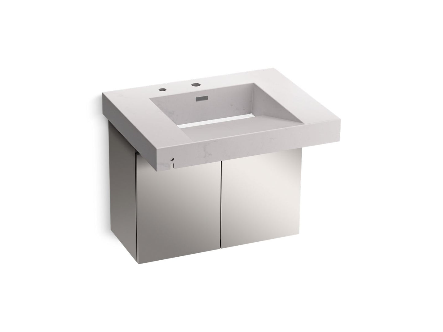 KOHLER K-81029-BSS Constellation 30" wall-mount lavatory system
