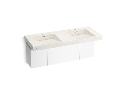 KOHLER K-81030-BPW Constellation 60" wall-mount basin lavatory system
