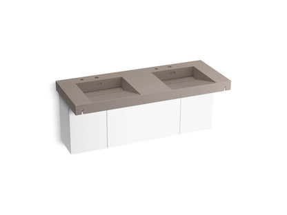 KOHLER K-81030-BPW Constellation 60" wall-mount basin lavatory system