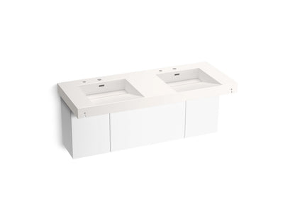 KOHLER K-81030-BPW Constellation 60" wall-mount basin lavatory system