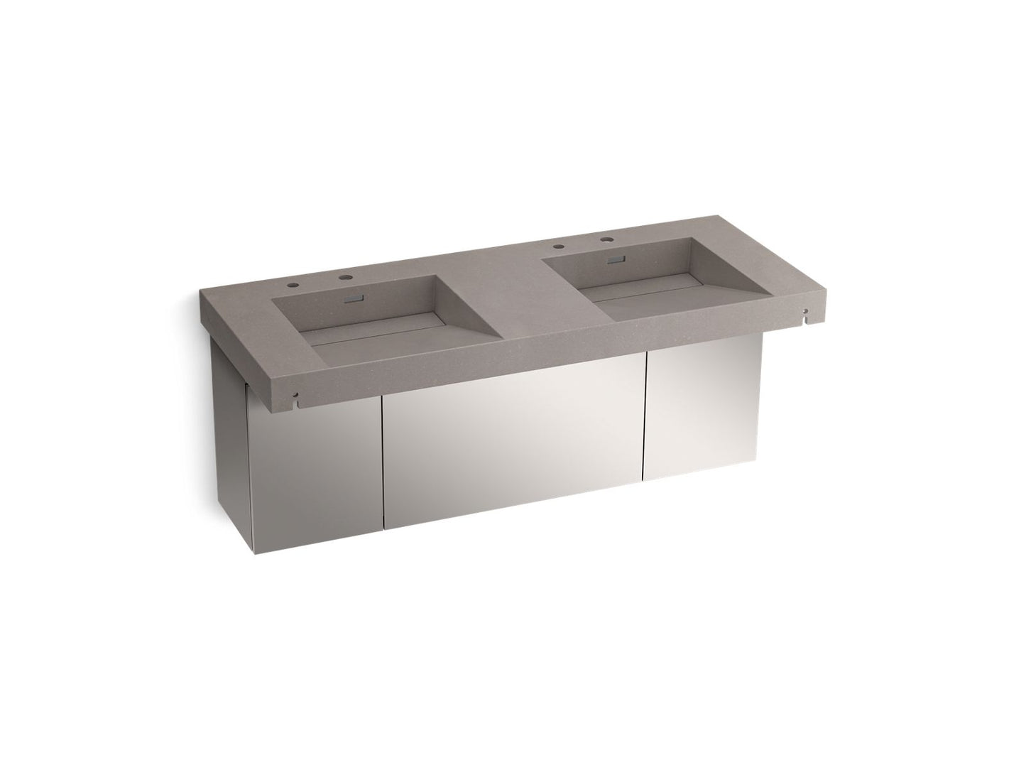 KOHLER Constellation™ 60" wall-mount basin lavatory system