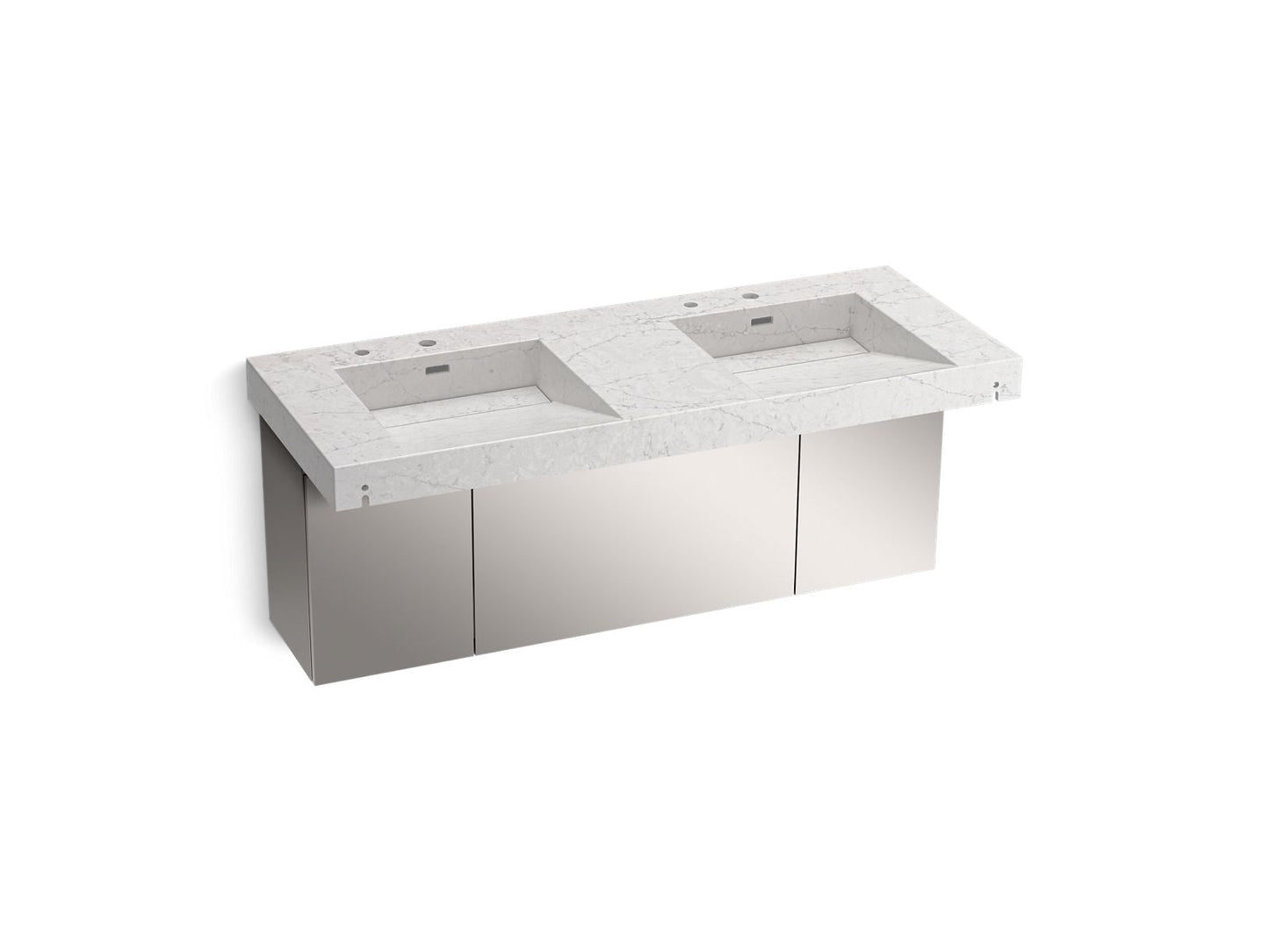 KOHLER Constellation™ 60" wall-mount basin lavatory system