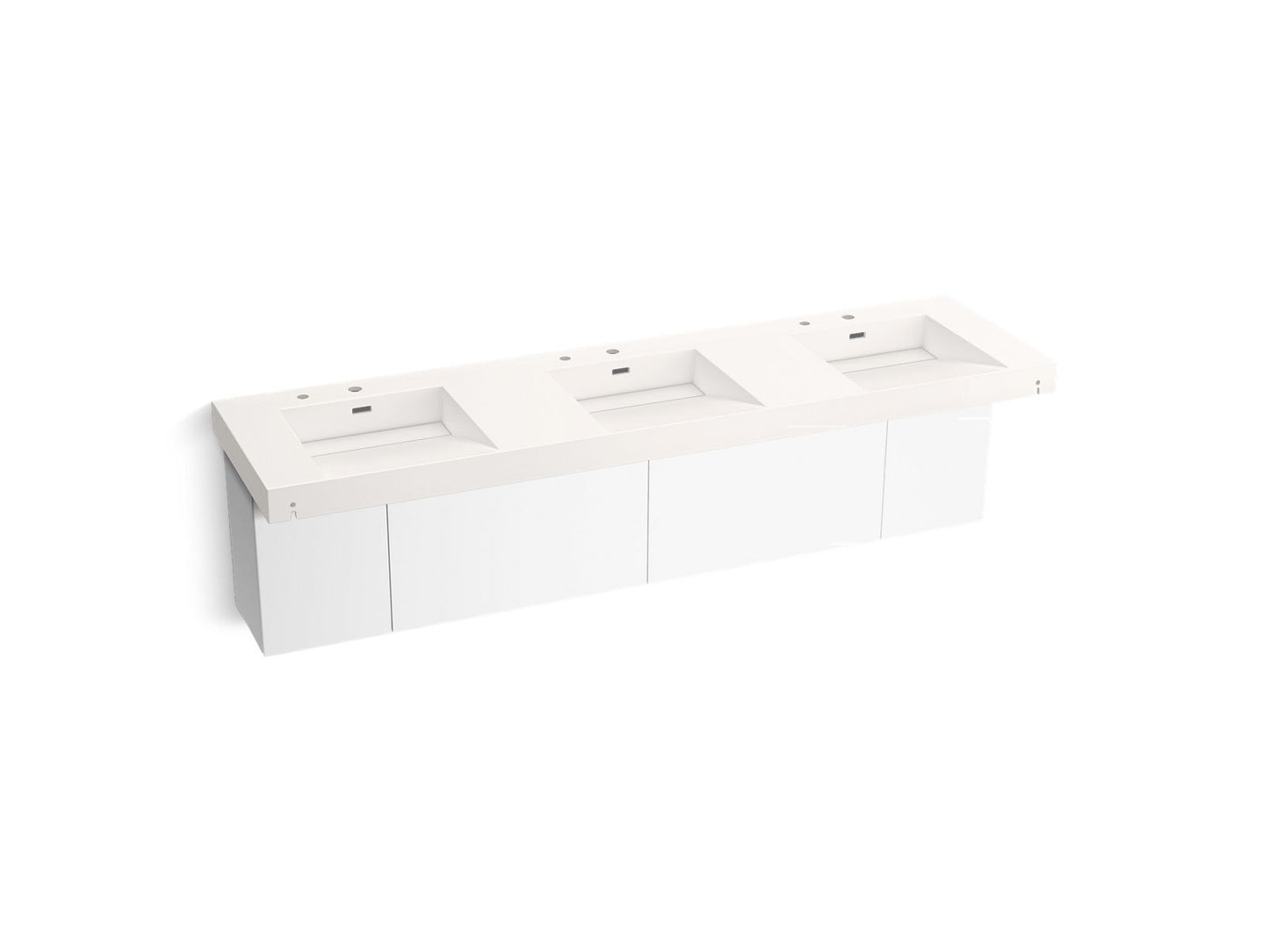 KOHLER K-81031-BPW Constellation 90" wall-mount basin lavatory system
