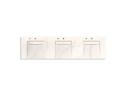 KOHLER K-81031-BSS Constellation 90" wall-mount basin lavatory system