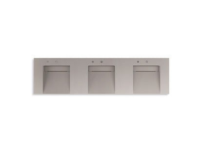 KOHLER K-81031-BSS Constellation 90" wall-mount basin lavatory system