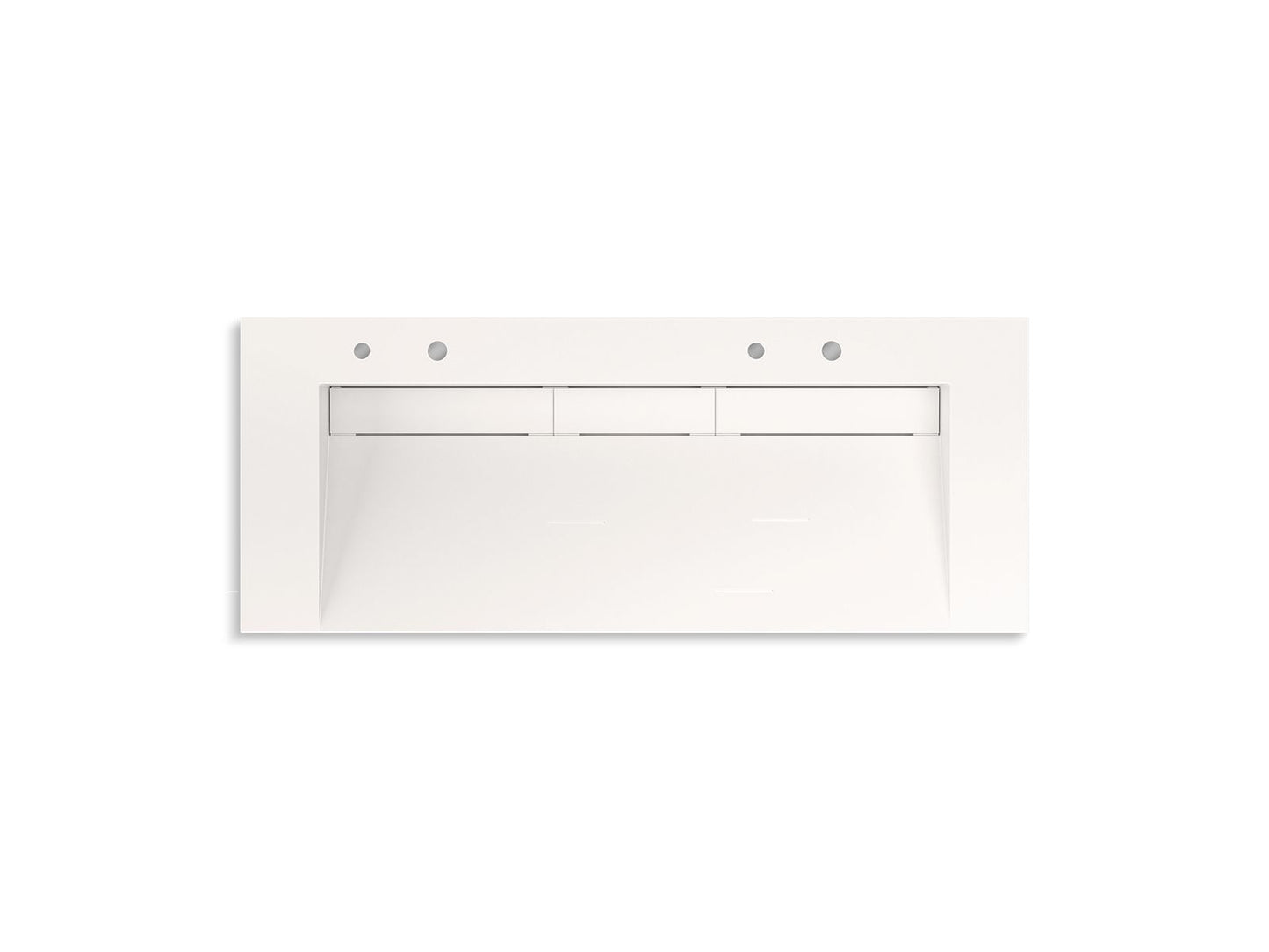 KOHLER K-81032-BPW Constellation 60" wall-mount trough lavatory system