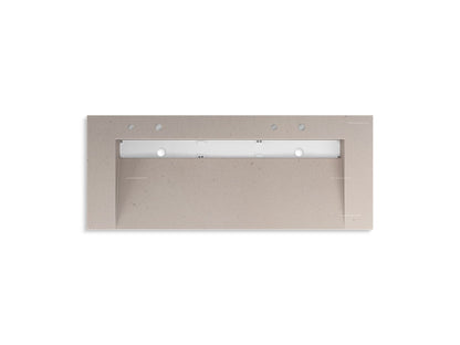 KOHLER K-81032-BSS Constellation 60" wall-mount trough lavatory system