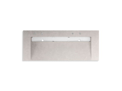 KOHLER K-81032-BSS Constellation 60" wall-mount trough lavatory system