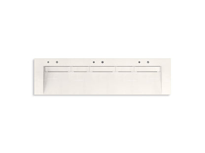 KOHLER K-81033-BSS Constellation 90" wall-mount trough lavatory system