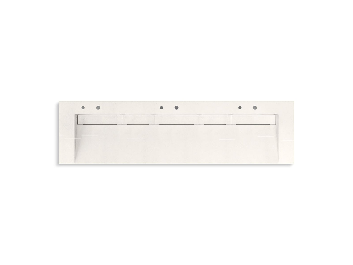 KOHLER K-81033-BSS Constellation 90" wall-mount trough lavatory system