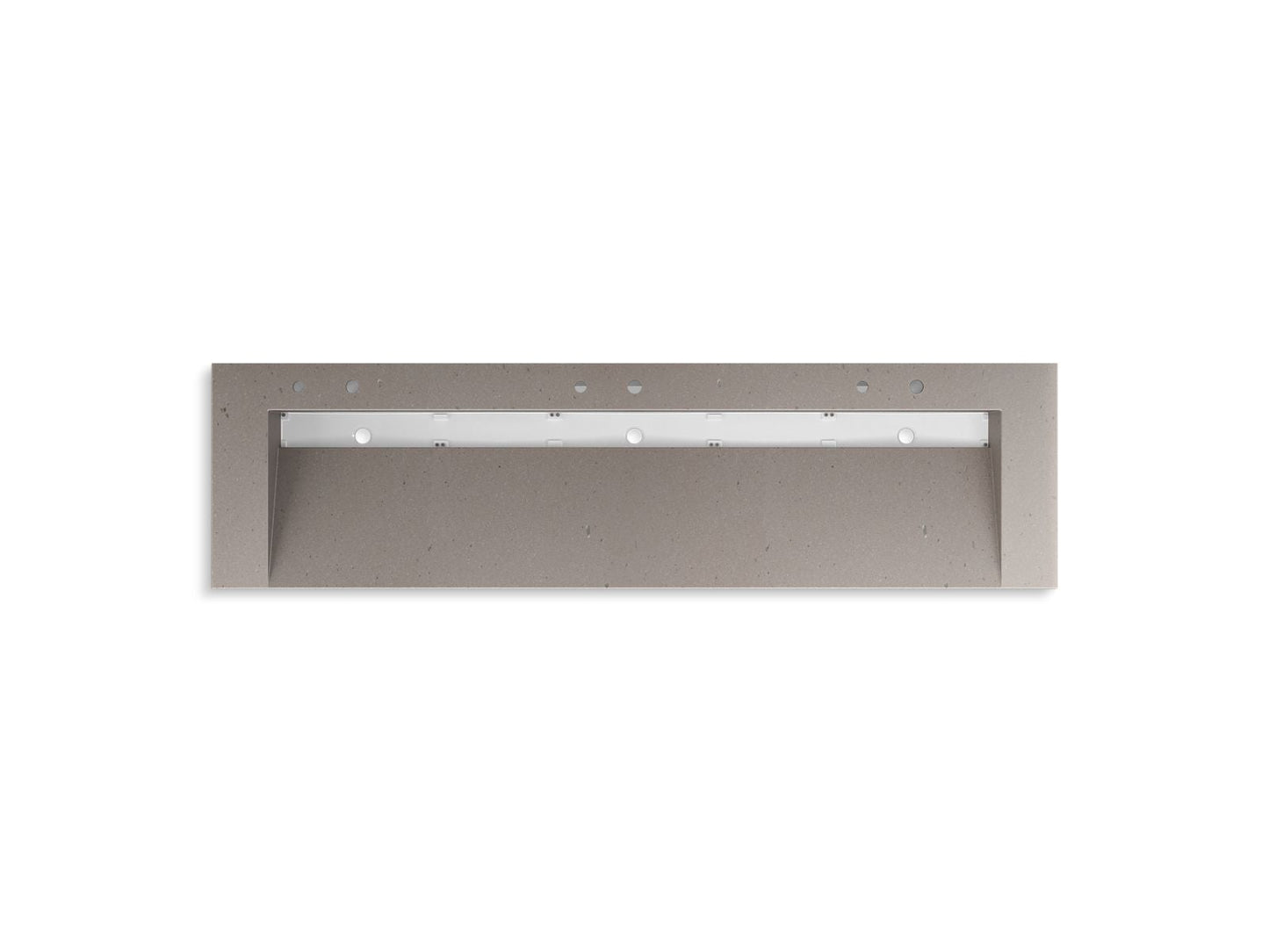 KOHLER K-81033-BSS Constellation 90" wall-mount trough lavatory system