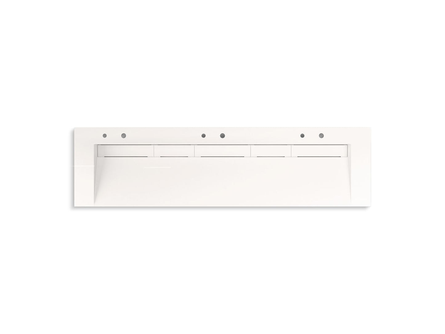 KOHLER K-81033-BSS Constellation 90" wall-mount trough lavatory system