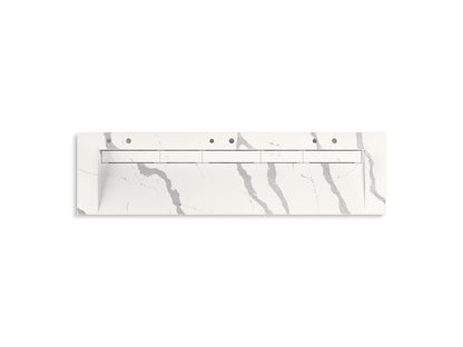 KOHLER K-81033-BSS Constellation 90" wall-mount trough lavatory system