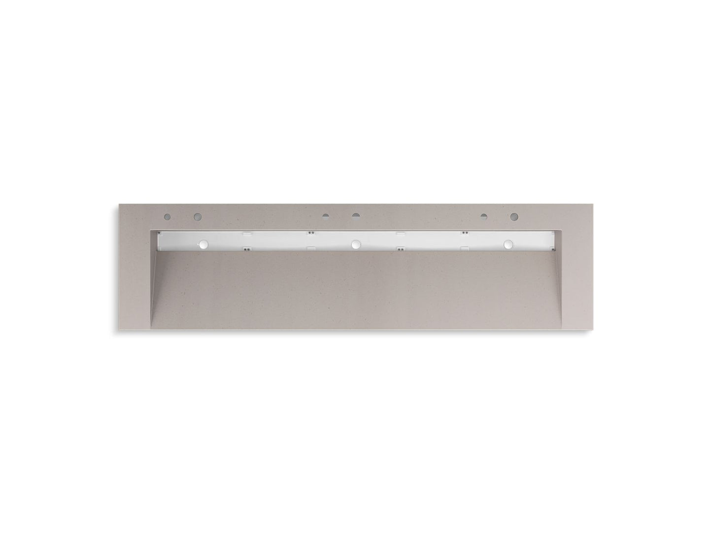 KOHLER K-81033-BSS Constellation 90" wall-mount trough lavatory system