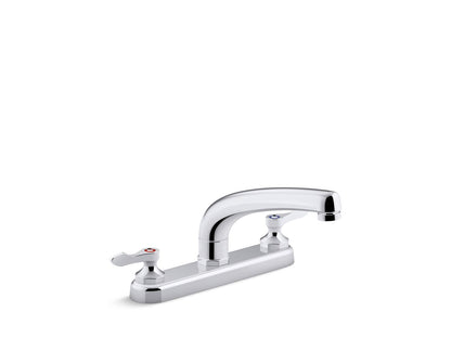 KOHLER K-810T20-4AHA Triton Bowe 1.5 gpm kitchen sink faucet with 8-3/16" swing spout, aerated flow and lever handles,...