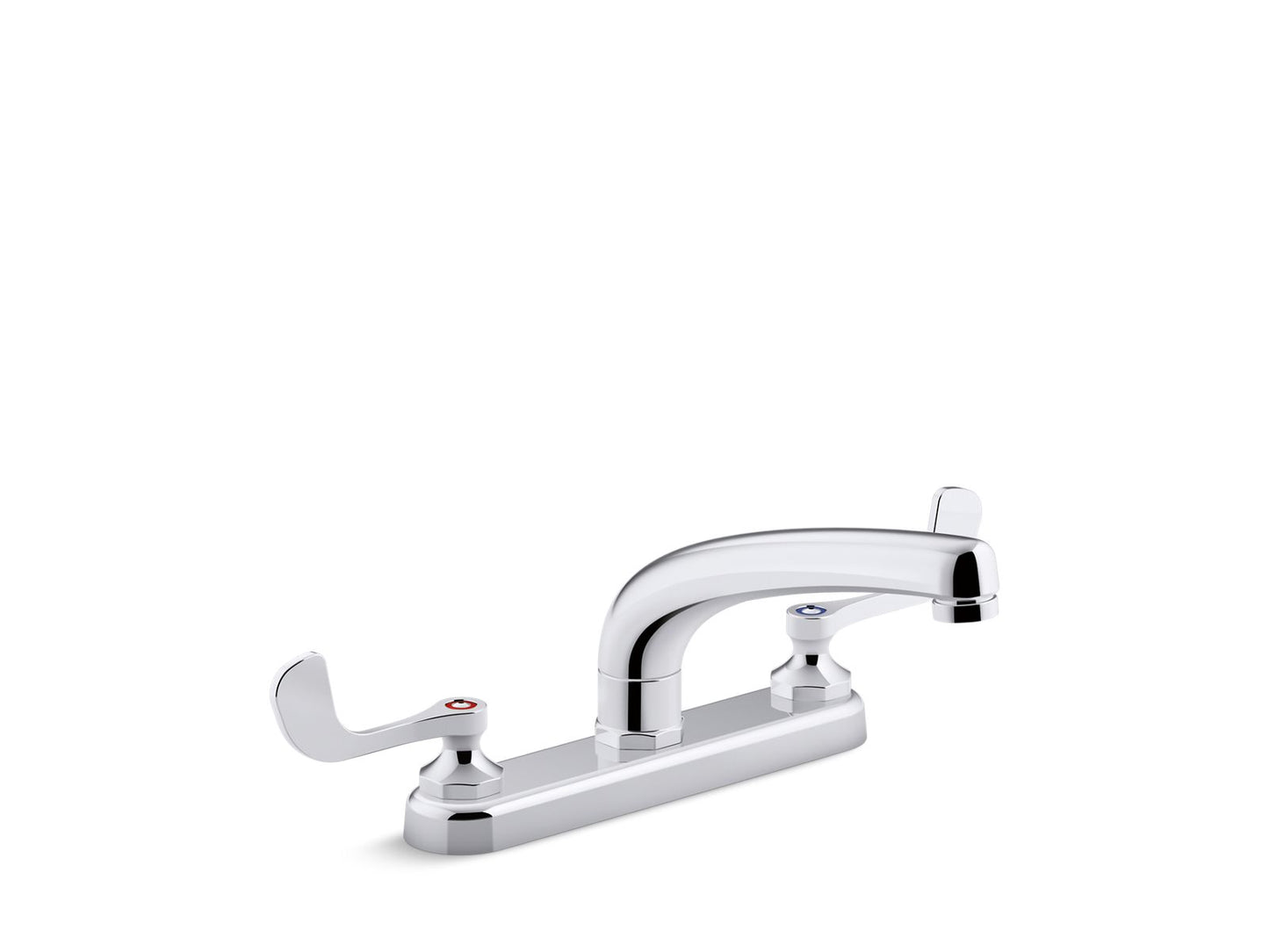 KOHLER K-810T20-5AFA Triton Bowe 1.8 gpm kitchen sink faucet with 8-3/16" swing spout, aerated flow and wristblade handles