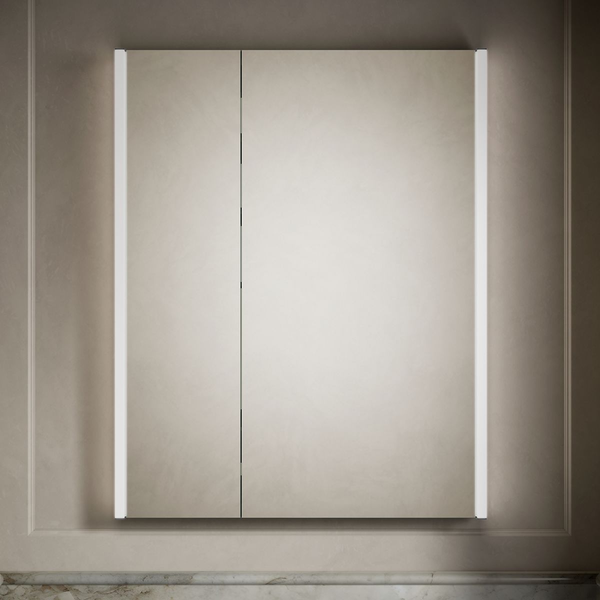 Products in use in close room view
