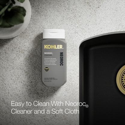 KOHLER K-8185-1 Kennon 33" top-/undermount double-bowl kitchen sink