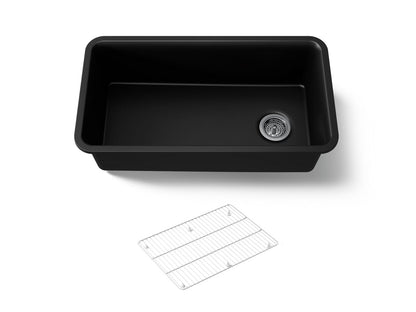 KOHLER K-8206 Cairn 33-1/2" undermount single-bowl kitchen sink