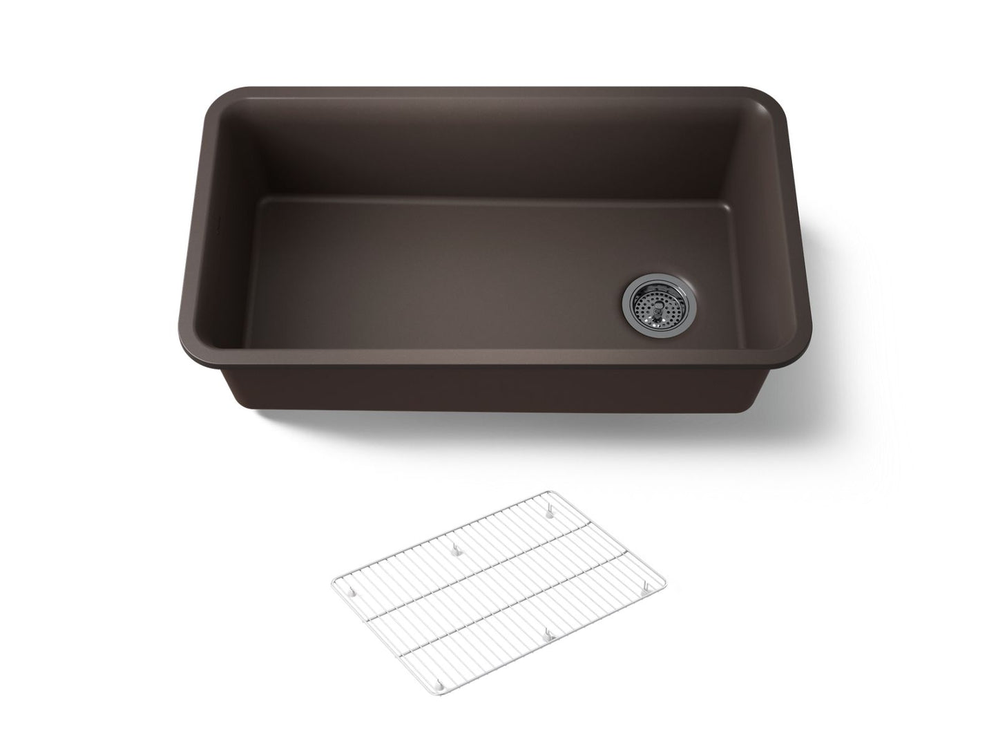 KOHLER K-8206 Cairn 33-1/2" undermount single-bowl kitchen sink