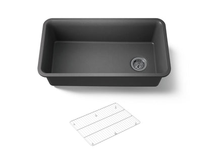 KOHLER K-8206 Cairn 33-1/2" undermount single-bowl kitchen sink