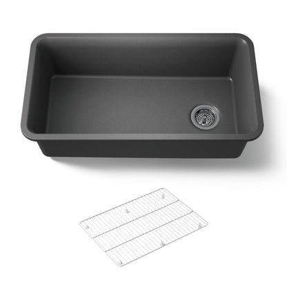 KOHLER K-8206 Cairn 33-1/2" undermount single-bowl kitchen sink